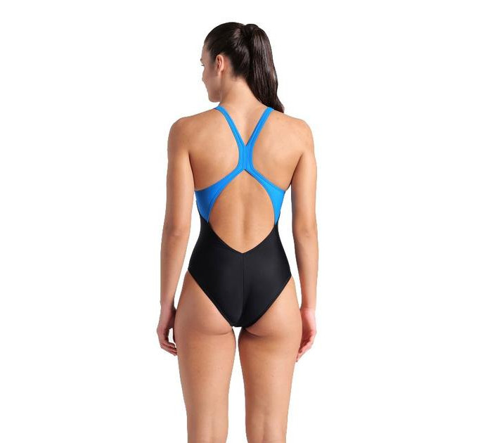 Купальник закритий для жінок Arena BREATH SWIMSUIT V BACK LB темно-синій 36 008330-580 36