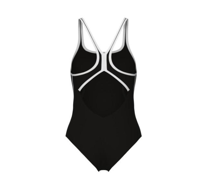 Купальник закритий для жінок Arena PRO_FILE SWIMSUIT SOLID чорний, білий Жін 44 008055-510 44