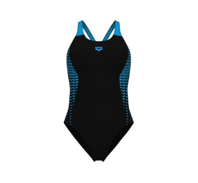 Купальник закритий для жінок Arena OPENINGS SWIMSUIT V BACK LB чорно-бірюзовий Жін 36 008063-580 36 Купальник закритий для жінок Arena OPENINGS SWIMSUIT V BACK LB чорно-бірюзовий Жін 36 008063-580 36