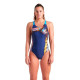 Купальник закритий для жінок Arena DREAMHLINE SWIMSUIT V BACK темно-синій Жін 46 008328-760 46