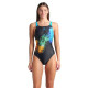 Купальник закритий для жінок Arena VIBRANT SWIMSUIT SWIM PRO BACK чорний Жін 40 008936-580 40