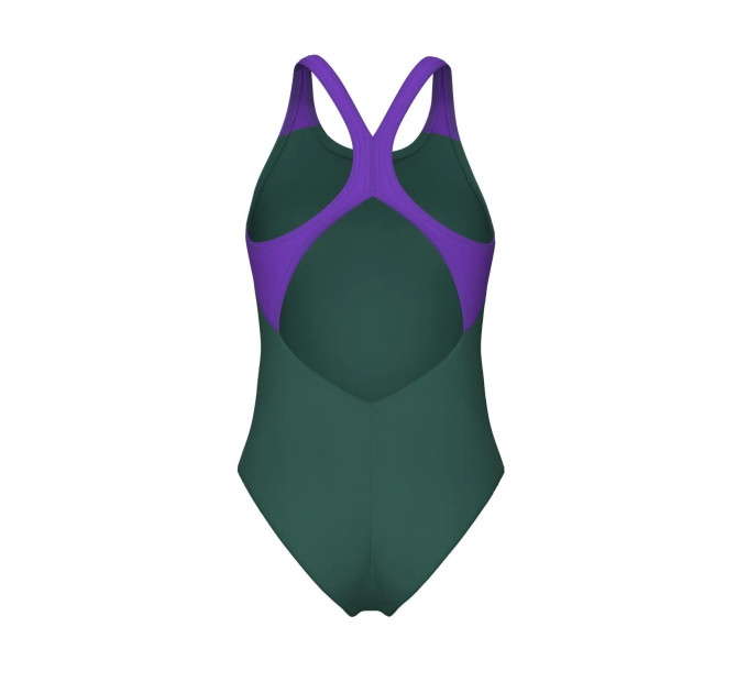 Купальник закритий для жінок Arena BRIGHT GLARE SWIMSUIT V BACK зелений Жін 44 008930-690 44