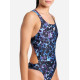 Купальник закритий для жінок Arena ROCKIN SWIMSUIT SWIM TECH MULT фіолетовий 36 008159-889 36
