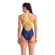 Купальник закритий для жінок Arena BREATH SWIMSUIT V BACK LB темно-синій 36 008330-760 36