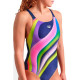Купальник закритий для жінок Arena WATER FLUIDS SWIMSUIT SWIM PRO різнокольоровий Жін 38 008837-570 38