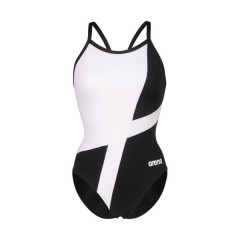 Жіночий Купальник Arena DIAMOND SWIMSUIT LIGHTDROP BAC чорний, білий Жін 40 007757-510 40