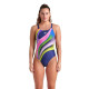 Купальник закритий для жінок Arena WATER FLUIDS SWIMSUIT SWIM PRO різнокольоровий Жін 40 008837-570 40