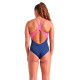 Купальник для жінок Arena RIPPLES SWIMSUIT V BACK B синій Жін 36 009021-780 36