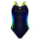 Купальник закритий для жінок Arena BREATH SWIMSUIT V BACK LB темно-синій 40 008330-760 40