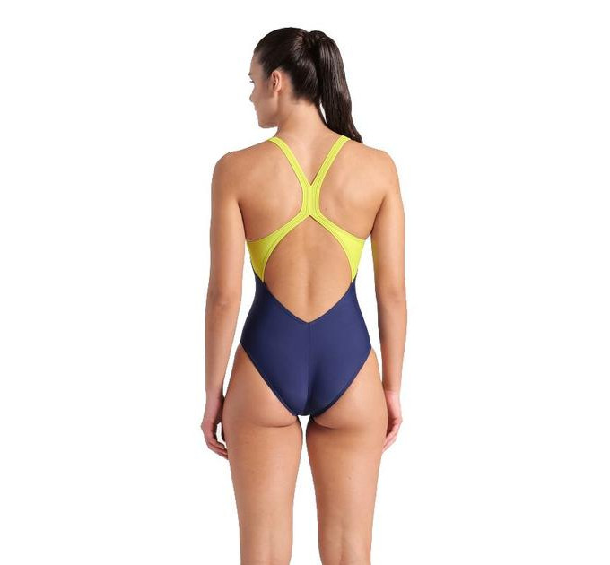 Купальник закритий для жінок Arena BREATH SWIMSUIT V BACK LB темно-синій 40 008330-760 40