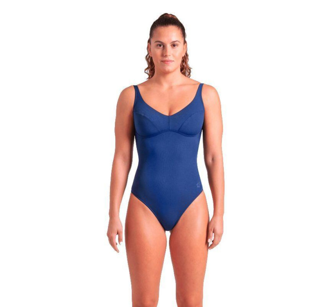 Купальник закритий для жінок Arena SWIMSUIT VICTORIA U BACK SOLID темно-синій Жін 44 008868-700 44