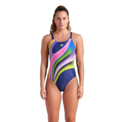 Купальник закритий для жінок Arena WATER FLUIDS SWIMSUIT SWIM PRO різнокольоровий Жін 42 008837-570 42
