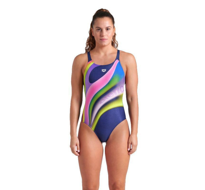Купальник закритий для жінок Arena WATER FLUIDS SWIMSUIT SWIM PRO різнокольоровий Жін 42 008837-570 42