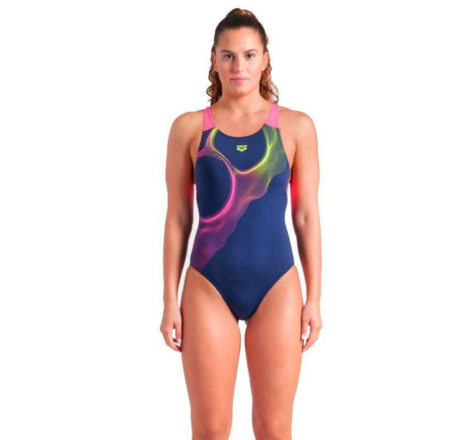 Купальник для жінок Arena RIPPLES SWIMSUIT V BACK B синій Жін 42 009021-780 42