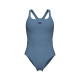 Купальник закритий для жінок Arena SOLID SWIMSUIT CONTROL PRO BAC сірий Жін 40 005910-550 40