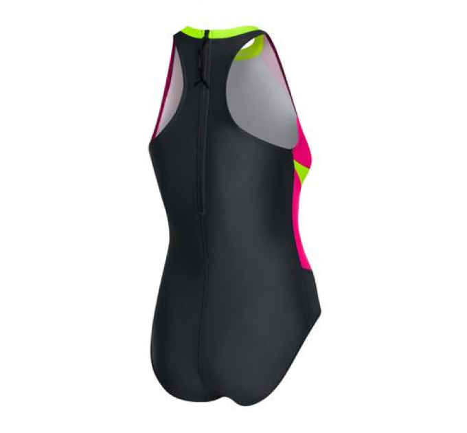 Купальник закритий для жінок Aqua Speed NINA 60929 чорний, малиновий, салатовий Жін 38 344-383 38
