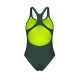 Купальник закритий для жінок Arena TEAM SWIMSUIT SWIM PRO SOLID темно-зелений Жін 36 004760-660 36