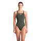Купальник закритий для жінок Arena TEAM SWIMSUIT SWIM PRO SOLID темно-зелений Жін 36 004760-660 36