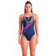 Купальник для жінок Arena RIPPLES SWIMSUIT V BACK B синій Жін 46 009021-780 46