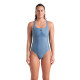 Купальник закритий для жінок Arena SOLID SWIMSUIT CONTROL PRO BAC сірий Жін 42 005910-550 42
