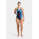Купальник закритий для жінок Arena DREAMHLINE SWIMSUIT V BACK синій 36 008328-780 36