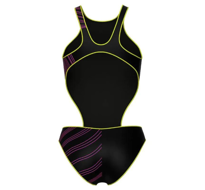 Купальник закритий для жінок Arena ONE STREAM SWIMSUIT чорний, рожевий Жін 40 008953-560 40
