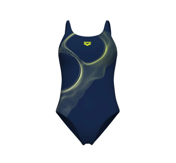 Купальник закритий для жінок Arena RIPPLES SWIMSUIT U BACK B синій Жін 38 009500-780 38