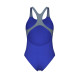 Купальник роздільний для жінок Arena GRAPHIC SWIMSUIT SWIM PRO BACK синій, жовтий Жін 44 009024-850 44