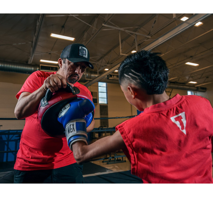 Маківара кругла TITLE Pro Mex Accuracy Pro Punch Shield 2.0 Black/Red