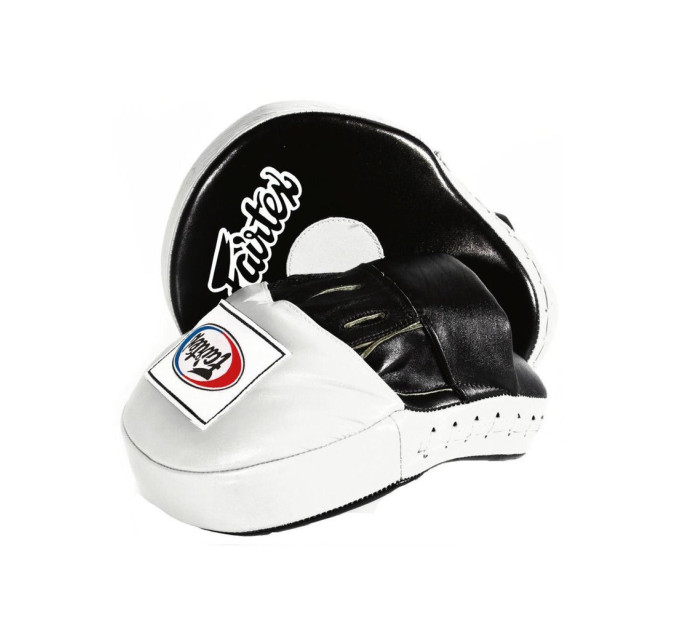 Лапи боксерські Fairtex FMV9 Focus Mitts Black/White Лапи боксерські Fairtex FMV9 Focus Mitts Black/White