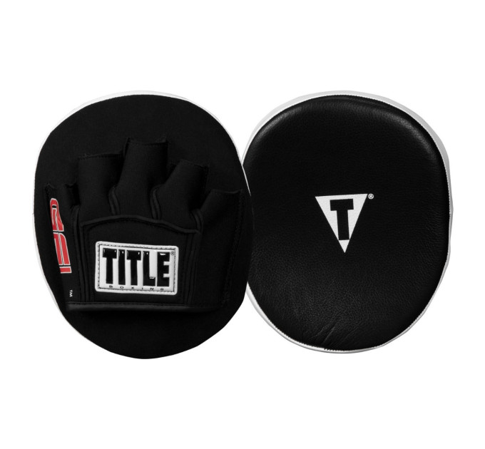Лапи боксерські TITLE Boxing Gel Tech Punch Mitts 2.0 Black