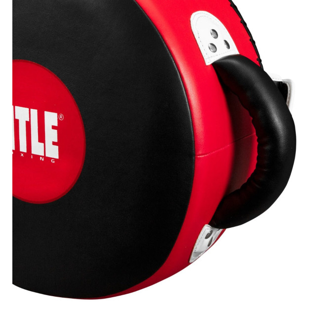 Маківара кругла TITLE Boxing Wrap-Around Stationary Punch Shield Black/Red