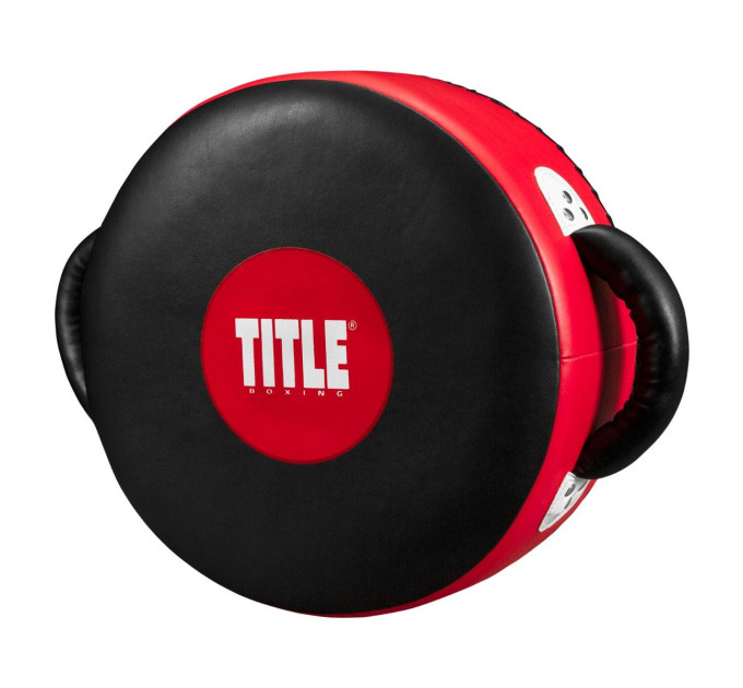 Маківара кругла TITLE Boxing Wrap-Around Stationary Punch Shield Black/Red