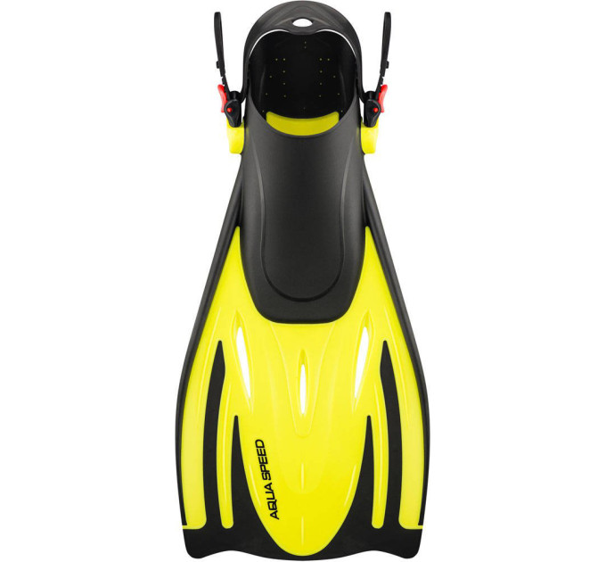 Ласти Aqua Speed WOMBAT 528-18-1 (528-18) 27-31 Чорно-жовтий (5908217630339)