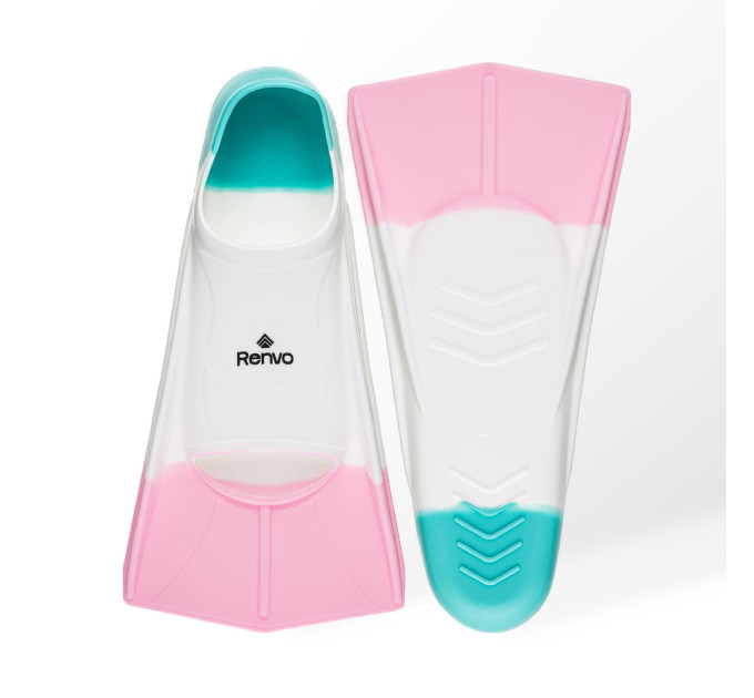 Короткі ласти для тренування в басейні Renvo Frio із закритою п'ятою Разноцветный 30-32 (SF100-65 30-32)