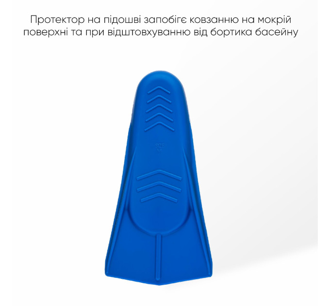 Короткі ласти для тренування в басейні Renvo Frio із закритою п'ятою Синій 27-29 (SF100-04 27-29)