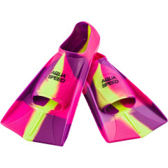 Ласти Aqua Speed TRAINING FINS 7932 (137-93) 35-36 Рожево-фіолетовий з жовтим (5908217679321)