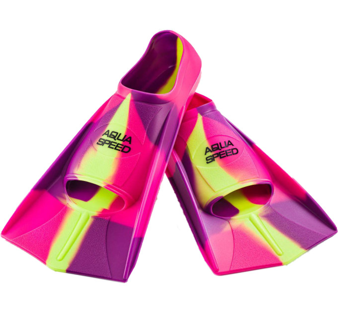 Ласти Aqua Speed TRAINING FINS 7932 (137-93) 35-36 Рожево-фіолетовий з жовтим (5908217679321)