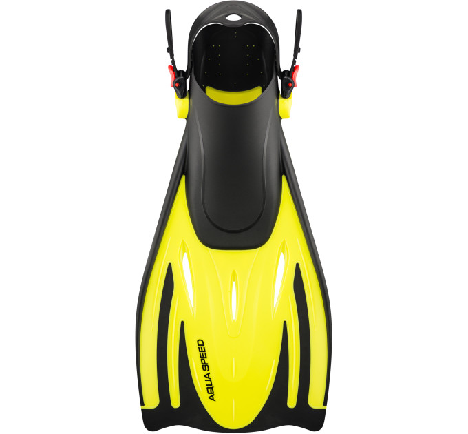 Ласти Aqua Speed Wombat 530-18-1 38/41 (24-27 см) Чорно-жовті (5908217630377)