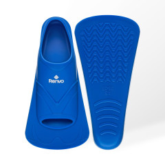 Короткі ласти для тренування в басейні Renvo Bustelo із закритою п'ятою Синій 36-38 (SF110-04 36-38)