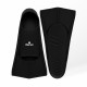 Короткі ласти для тренування в басейні Renvo Frio із закритою п'ятою Чорний 36-38 (SF100-01 36-38)