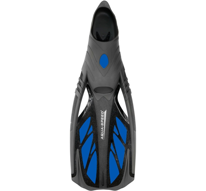 Ласти Aqua Speed Inox 5113 (553-11) 38/39 (24-25 см) Синьо-чорно-сірі (5908217651136)