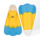 Короткі ласти для тренування в басейні Renvo Criz із закритою п'ятою Жовтий Блакитний 36-38 (SF120-84 36-38)