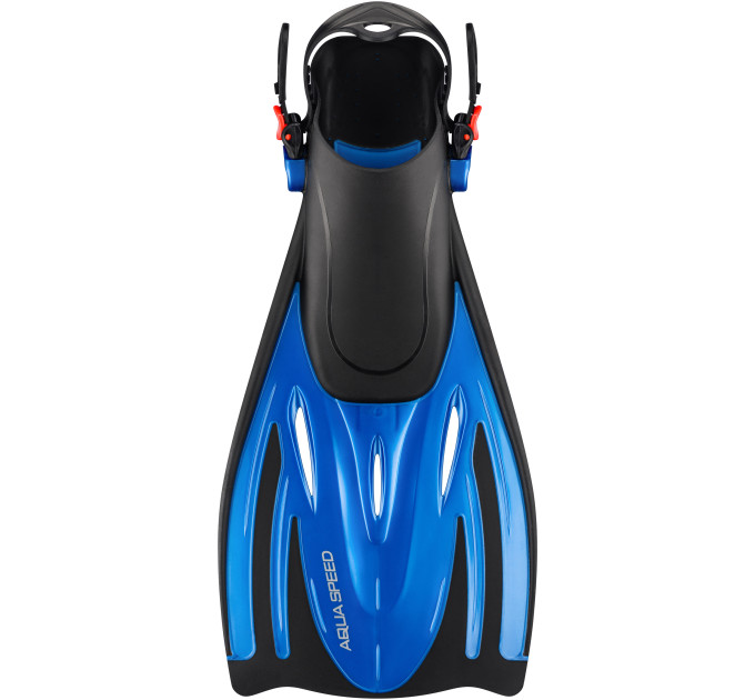 Ласти Aqua Speed Wombat KID 528-11-1 27/31 (18-21 см) Чорно-сині (5908217630322)