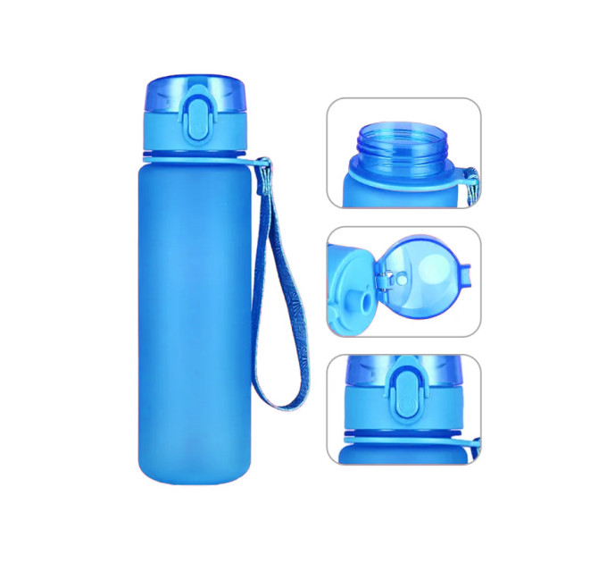 Пляшка для води EasyFit AquaFlow 800 мл (синя)