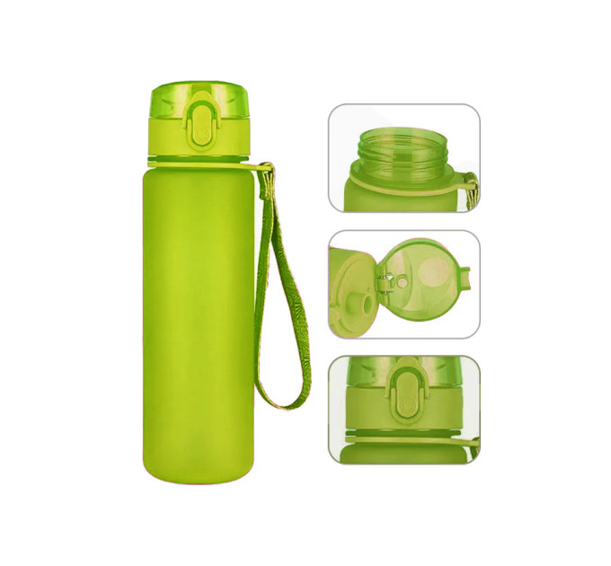 Пляшка для води EasyFit AquaFlow 800 мл (зелена)