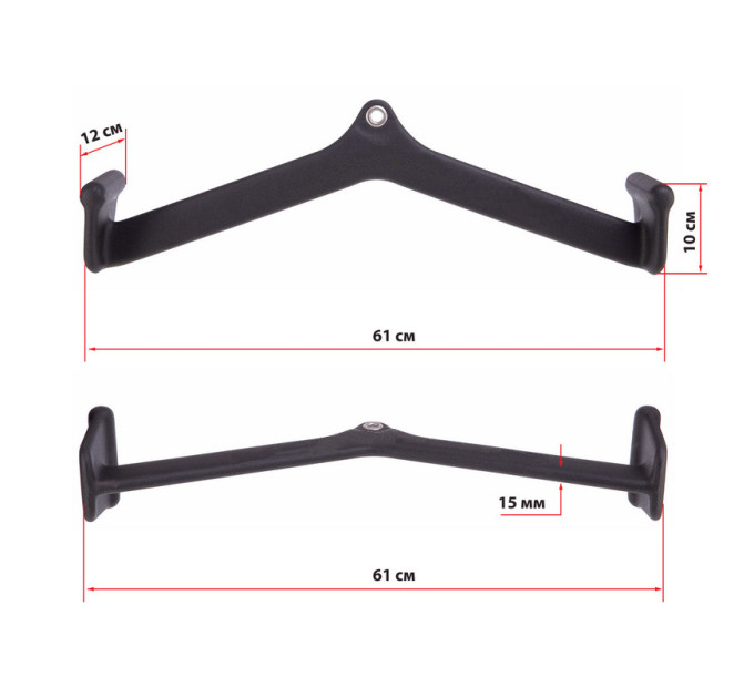 Ручка для тяги EasyFit з широким хватом 61 см