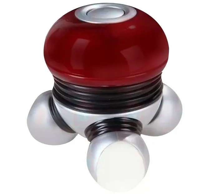 Електронний масажер ELECTRONIC MASSAGER Червоний, Сірий 210гр (LS5050)