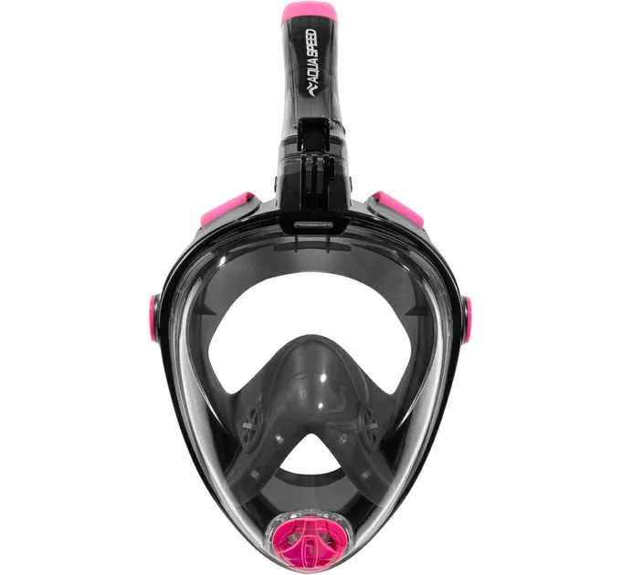 Повнолицьова маска Aqua Speed SPECTRA 2.0 9912 Чорний, Рожевий Уні S/M (247-19 S/M)