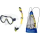 Набір маска та трубка Aqua Speed Java + Elba 8206 Жовтий OSFM 5908217682062